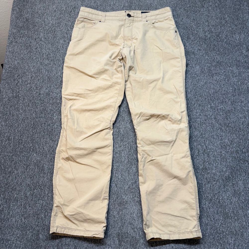 Cabelas Mens Khaki Tan Outdoor Hiking Utility Pants 32x32 Born To Be Worn